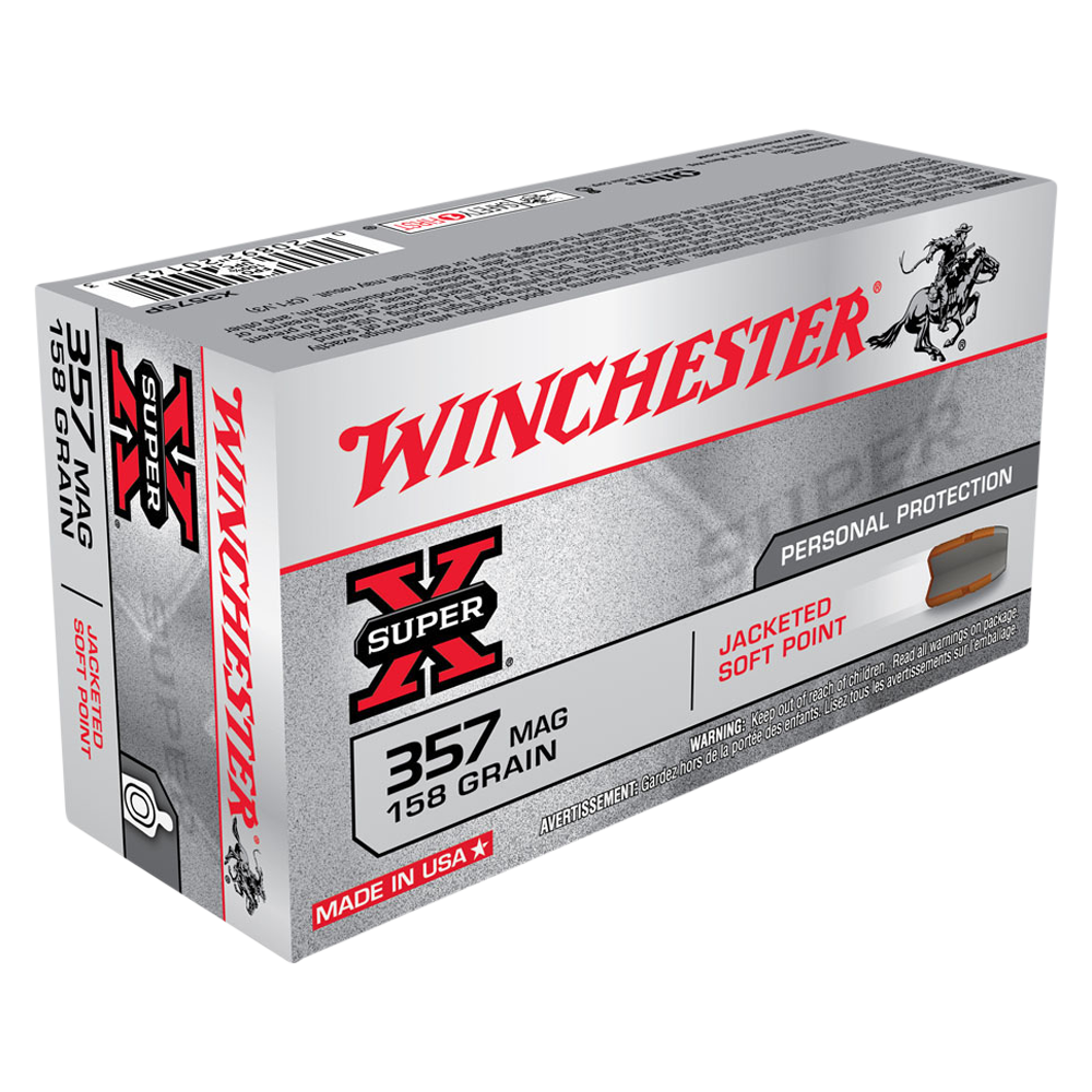 WINCHESTER SUPER X 357MAG 158GR JSP