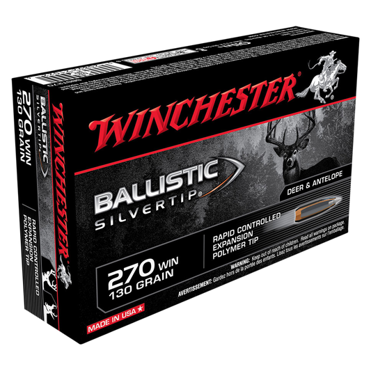 WINCHESTER 270WIN 130GRN BALLISTIC SILVERTIP 20PK