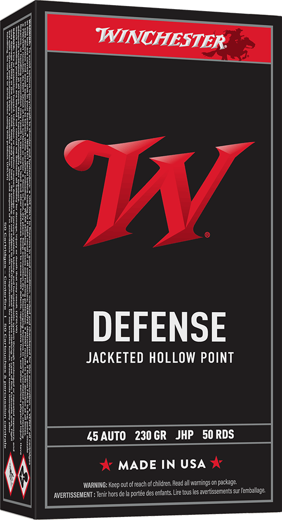 WINCHESTER USA VALUE PACK 45ACP 230GRN JHP 50PK