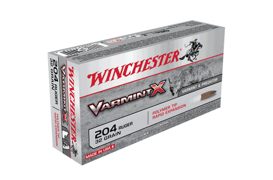 WINCHESTER VARMINT X 204RUGER 32GR PT