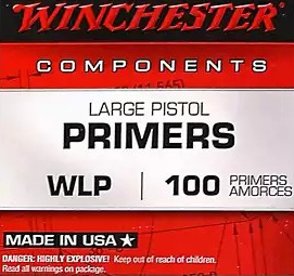 WINCHESTER LARGE RIFLE PRIMERS 100PK