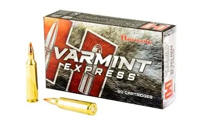 HORNADY 22-250 REMINGTON 55GRN V-MAX 20PK