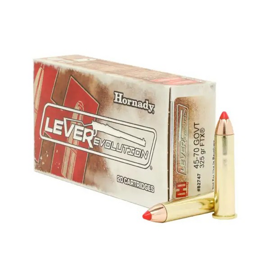 HORNADY  45-70 GOVT 325GRN FTX LEVEREVOLUTION20PK