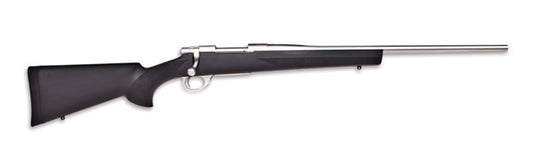 HOWA 1500 243WINCHESTER STAINLESS STEEL SPORTER BLACK HOGUE STOCK