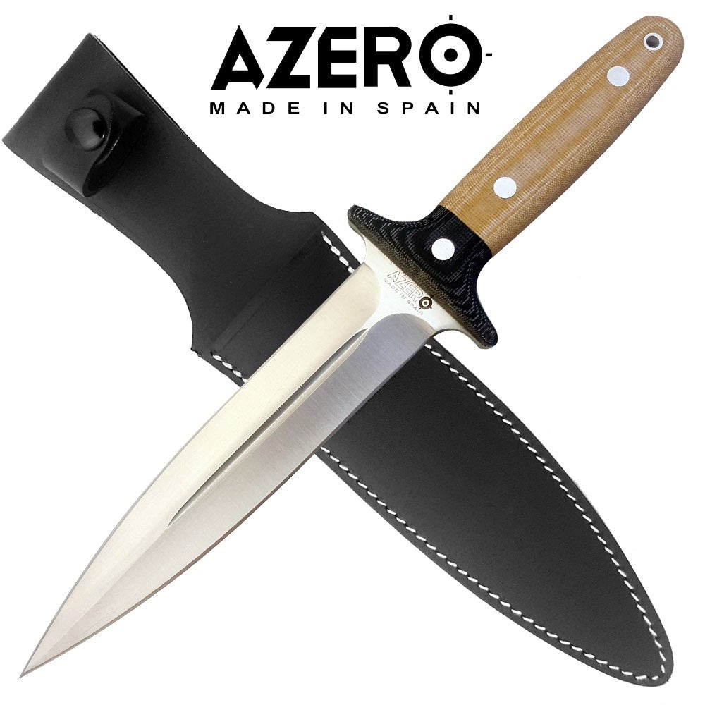 AZERO DOUBLE EDGED PIG STICKER HUNTING KNIFE