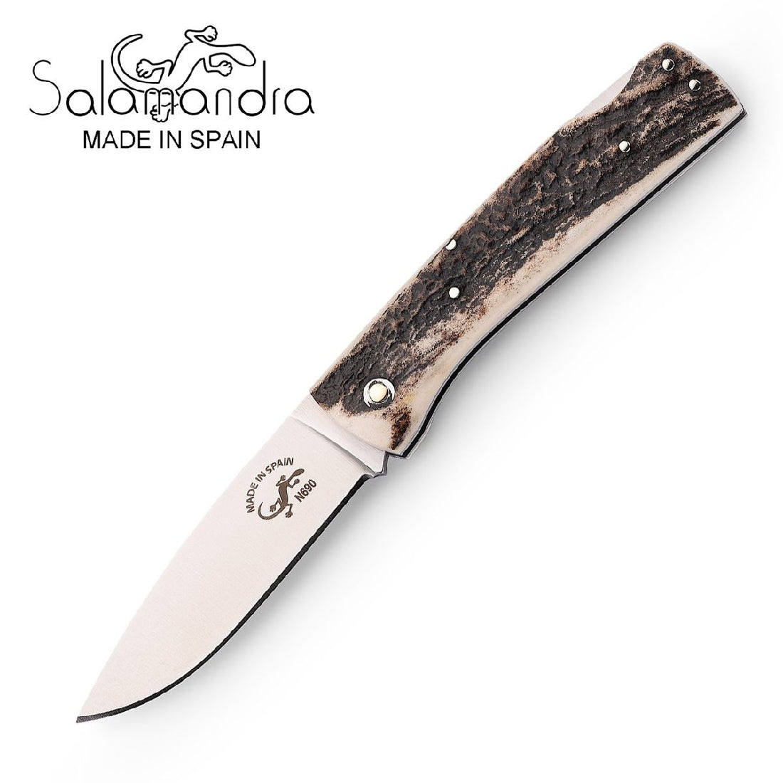 SALAMANDRA AURO STAG  N690 PCOKET KNIFE  - 168MM