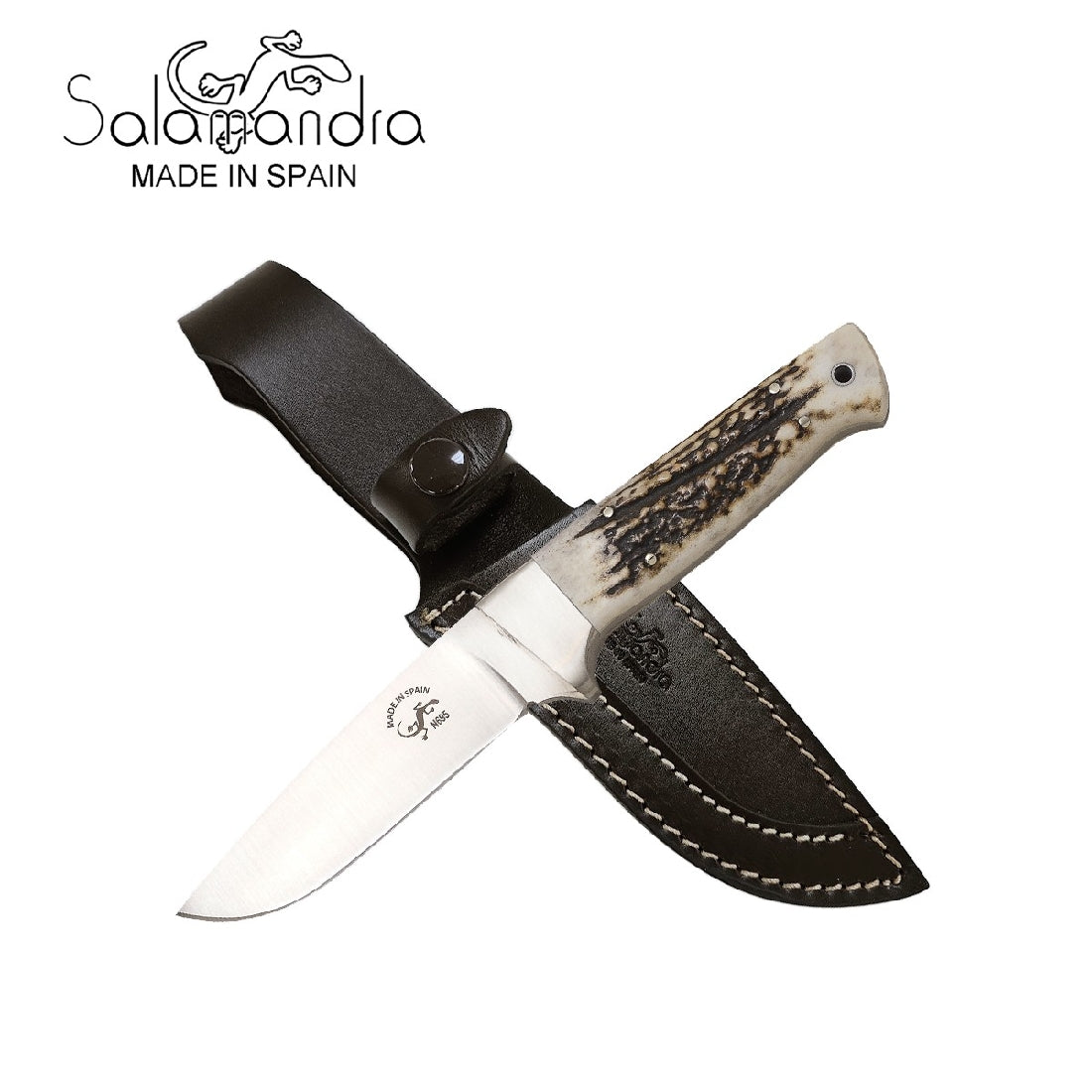 SALAMANDRA FIXED BLADE STAG HUNTING KNIFE - 230MM