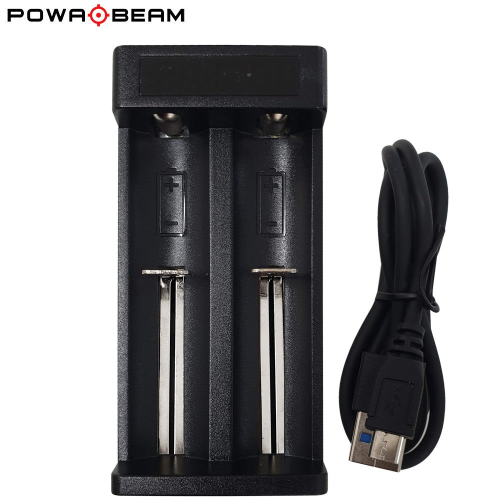 POWABEAM DUAL LITHIUM BATTERY CHARGER W/DISPLAY