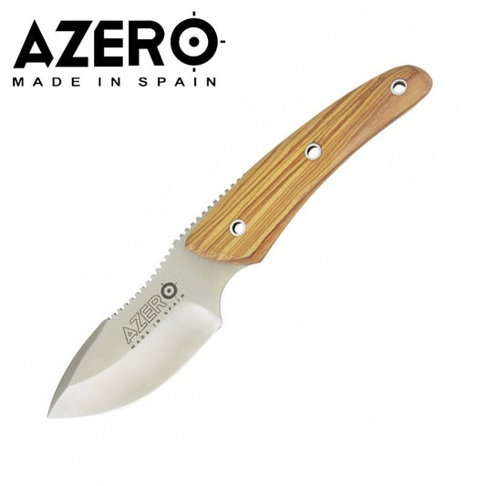 AZERO OLIVE WOOD SKINNER KNIFE 190MM