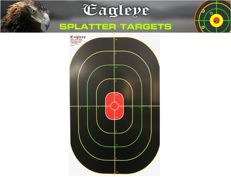 EAGLEEYE 16" HEAVY CARD TARGET - 5PK