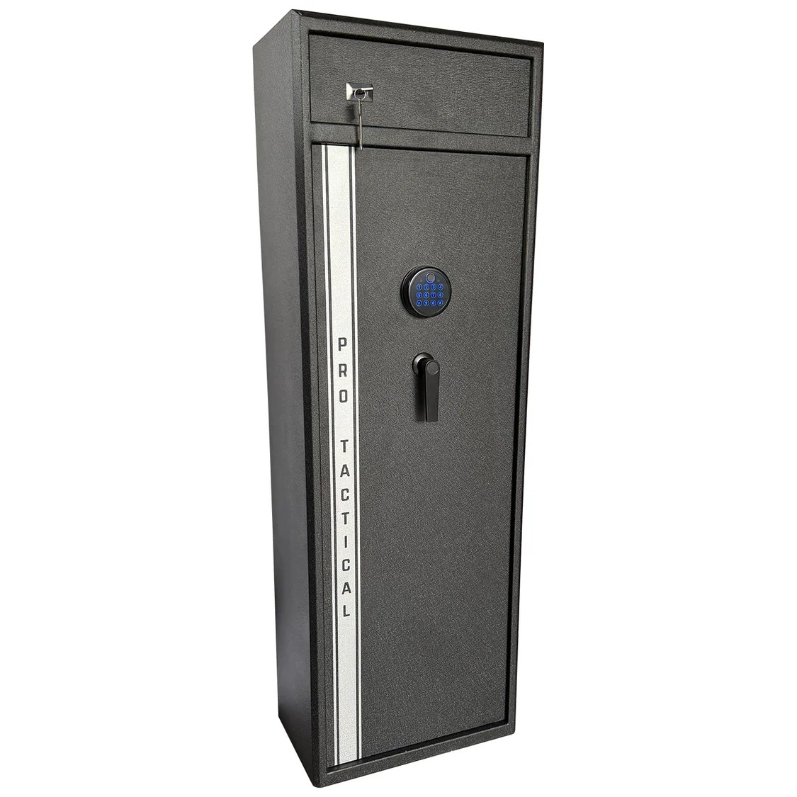 PRO-TACTICAL SD10 GUN SAFE - 10 GUN DIGITAL FINGERPRINT & COMBO LOCK
