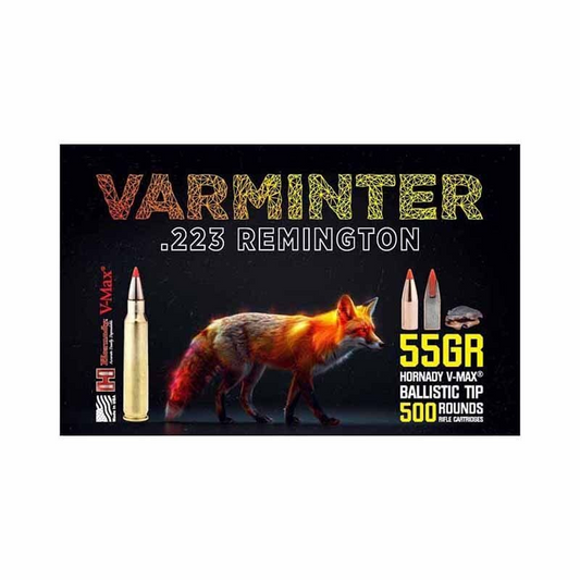 RED EARTH AMMO 223REM 55GR V-MAX 500PK