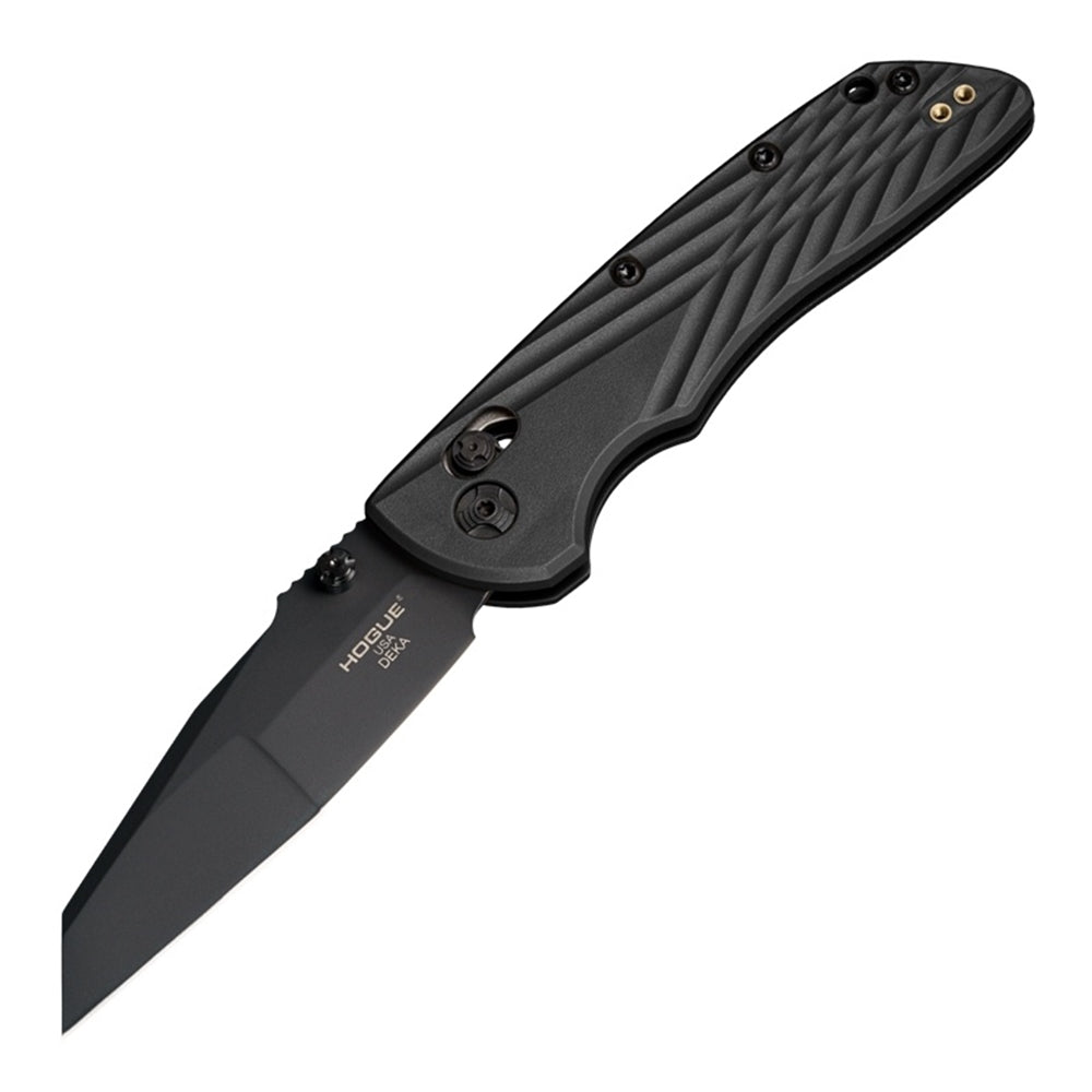 HOGUE DEKA KNIFE 3.25" ABLE LOCK FOLDER - CPM MAGNACUT WHARNCLIFFE BLADE BLACK/BLACK