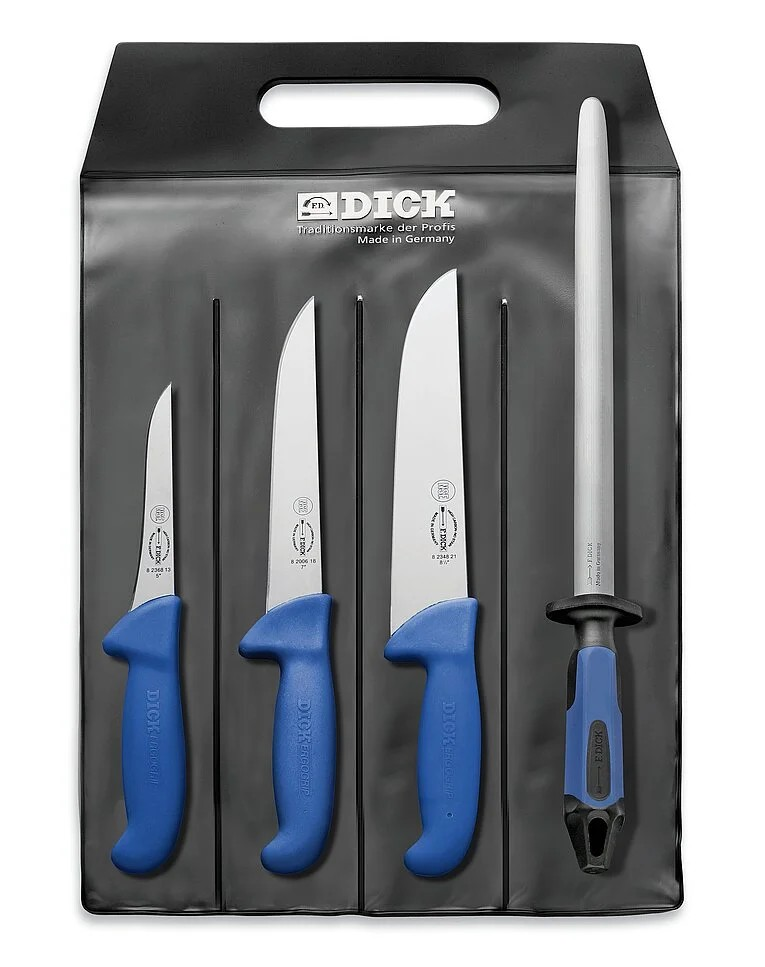 FDICK STARTER SET 4-PIECES INCLUDES KNIFE ROLL