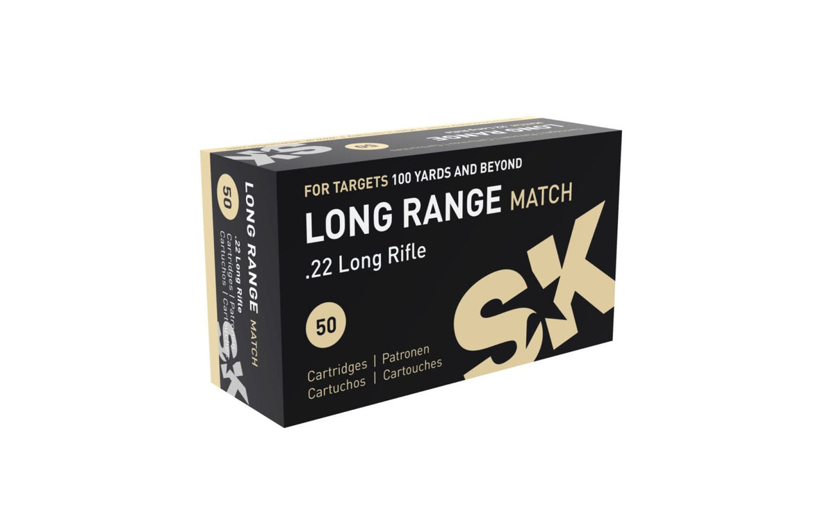 SK .22LR LONG RANGE MATCH 50PK AMMUNITION