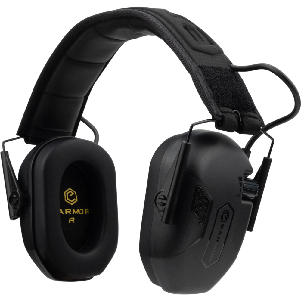 EARMOR M300A ELECTRONIC EARMUFFS - TACTICAL BLACK