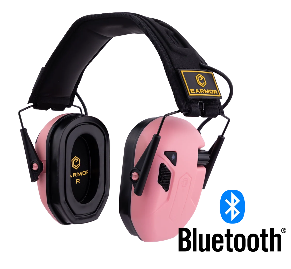 EARMOR M300T ELECTRONIC BLUETOOTH EARMUFFS - PINK