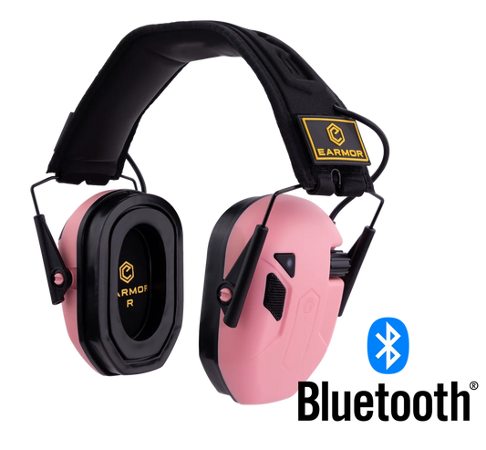 EARMOR M300T ELECTRONIC BLUETOOTH EARMUFFS - PINK