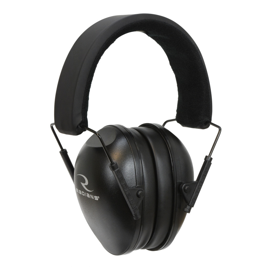 RADIANS LOWSET YOUTH PASSIVE SLIM LINE EARMUFFS - BLACK