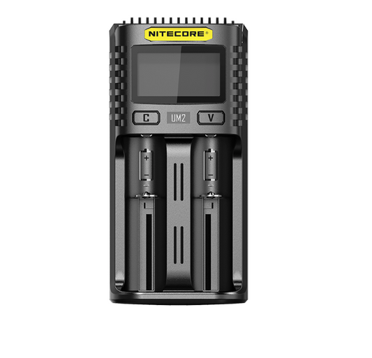NITECORE INTELLIGENT DUAL SLOT USB CHARGER FOR LI-ION BATTERIES