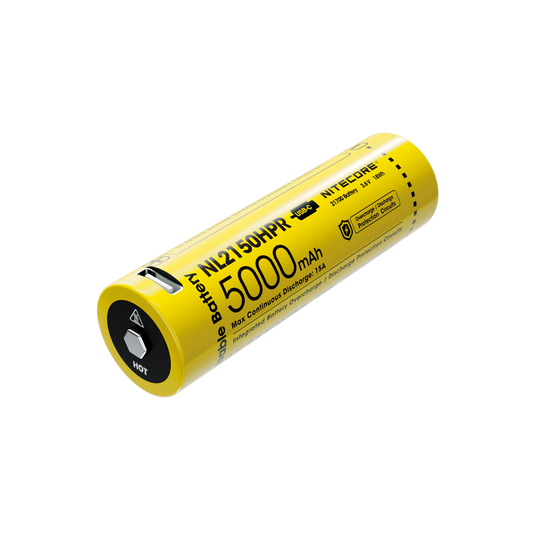 NITECORE 21700 HIGH PERFORMANCE LI-ION BATTERY, USB-C RECHARGEABLE 3.6V 5000MAH