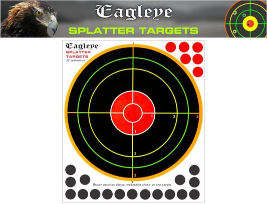 EAGLEYE 8" ADHESIVE TARGET - 10PACK