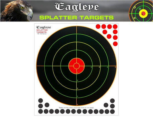 EAGLEYE 10" ADHESIVE TARGETS 10PK