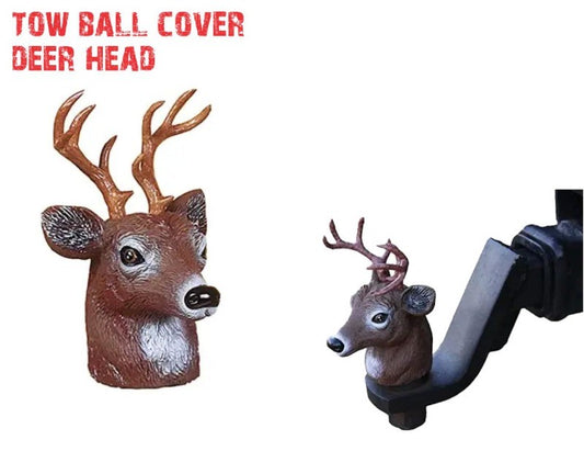 DEER HEAD TOW BALL COVER