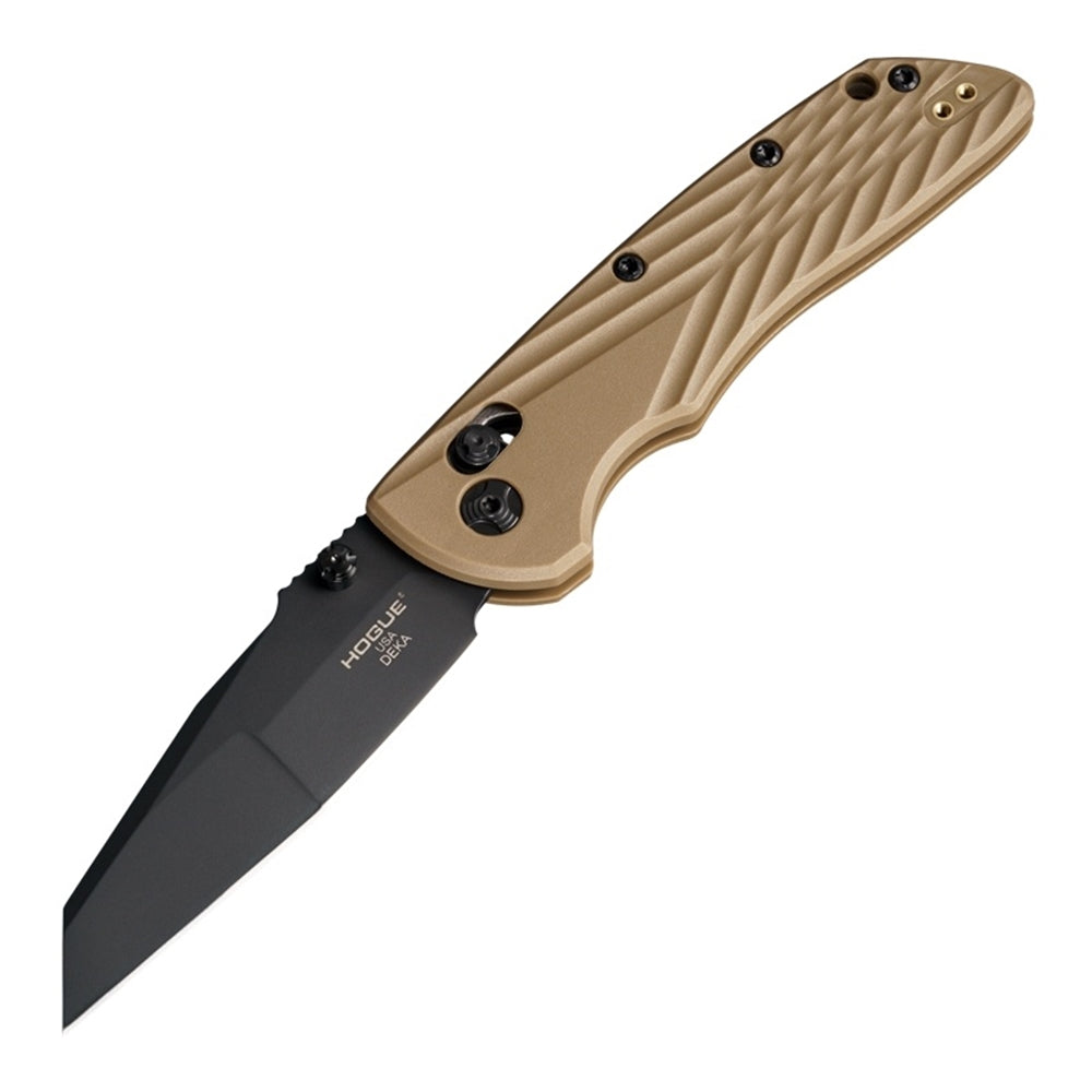 HOGUE DEKA 3.25" KNIFE ABLE LOCK FOLDER WHARNCLIFFE BLADE W/FDE POLYMER FRAME G10