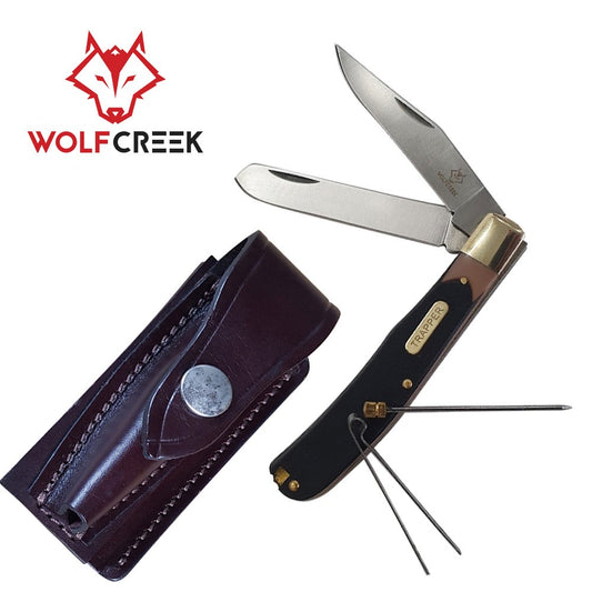 WOLF CREEK STOCKAMANS KNIFE W/POUCH