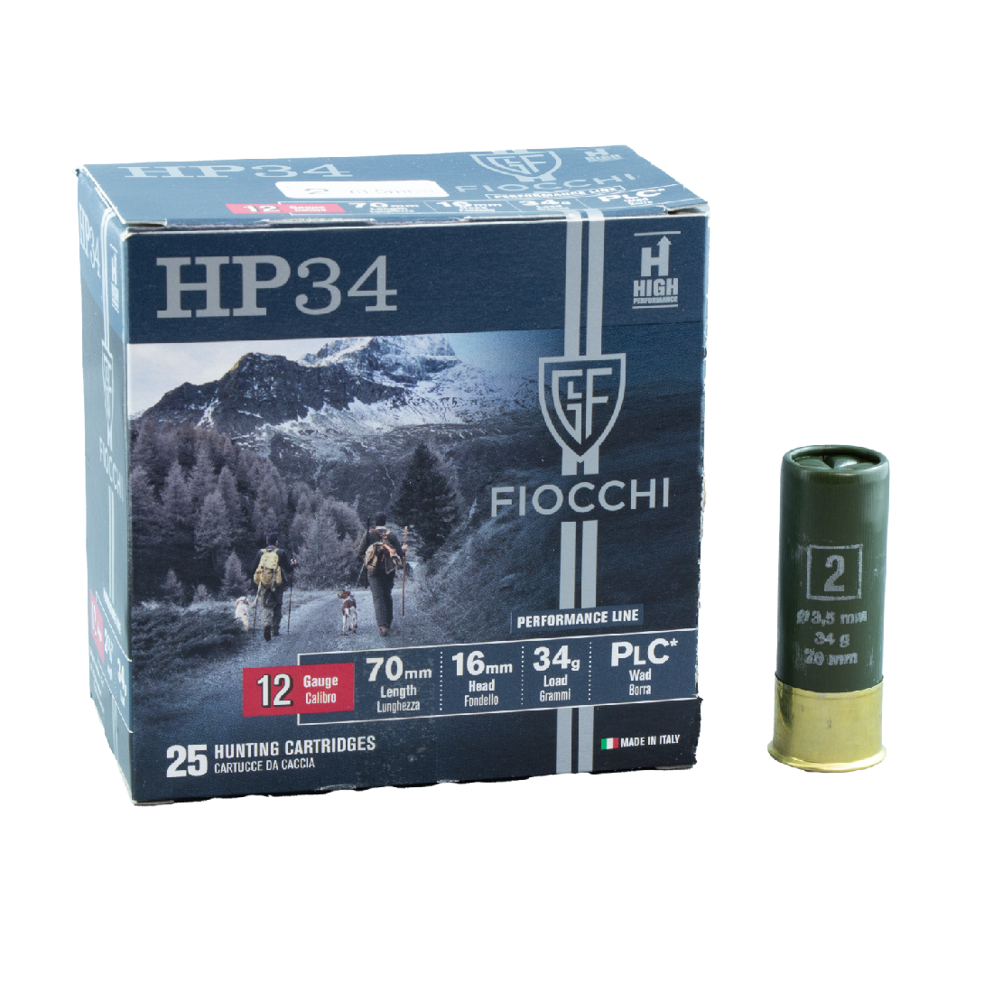 FIOCCHI 12G 34GM #2 1375FPS 25PK