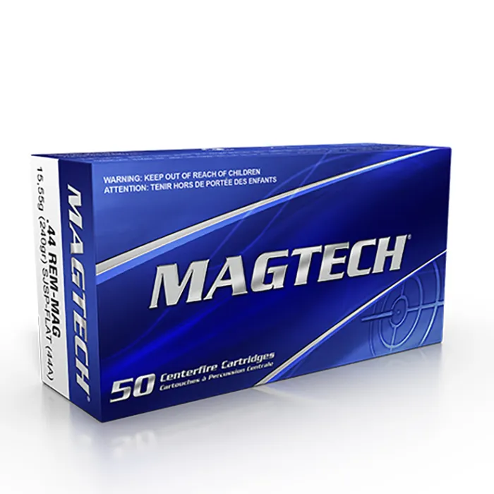 MAGTECH 44 REM MAG 240GRN SJSP FLAT 50PK