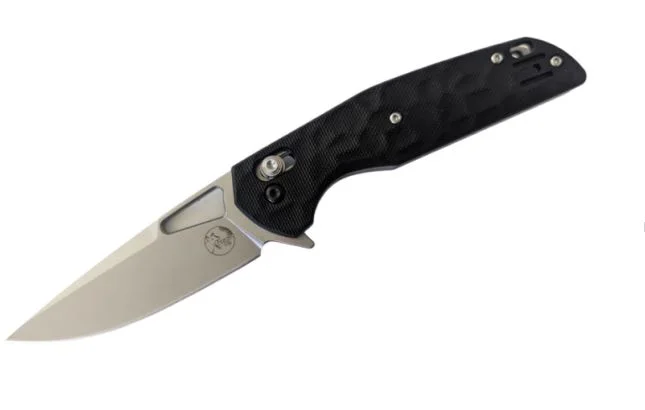 TASSIE TIGER AXIS BLACK EDC FOLDING POCKET KNIFE