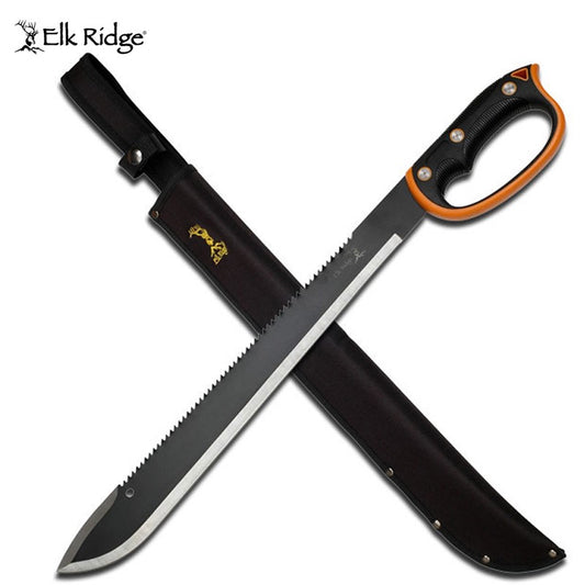 BLACK AND ORANGE MACHETE