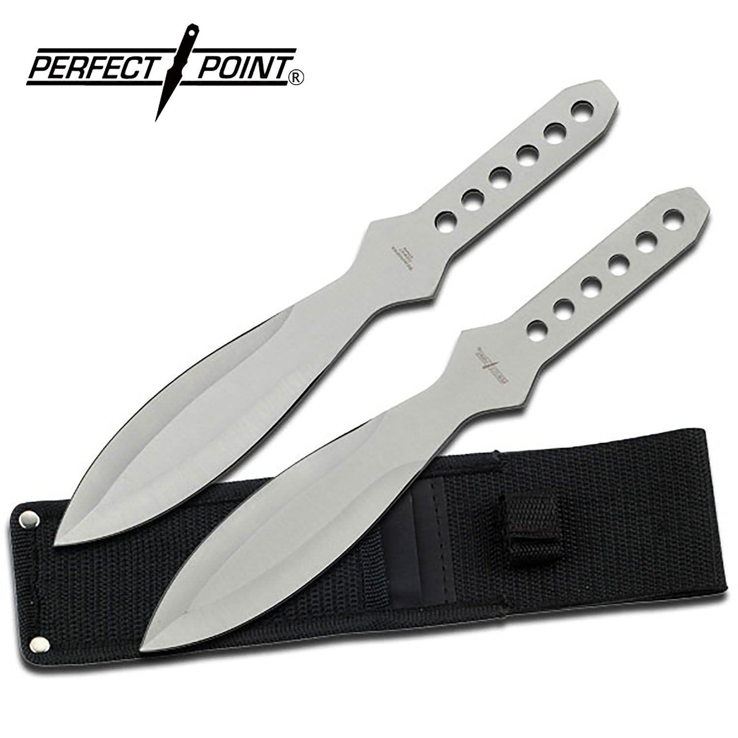PERFECT POINT BIG THROWING KNIVES 2 PACK