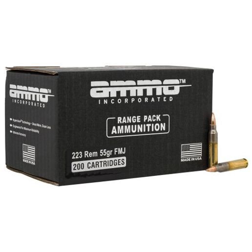 AMMO INC 223REMINGTON 55GR FMJ 200PK