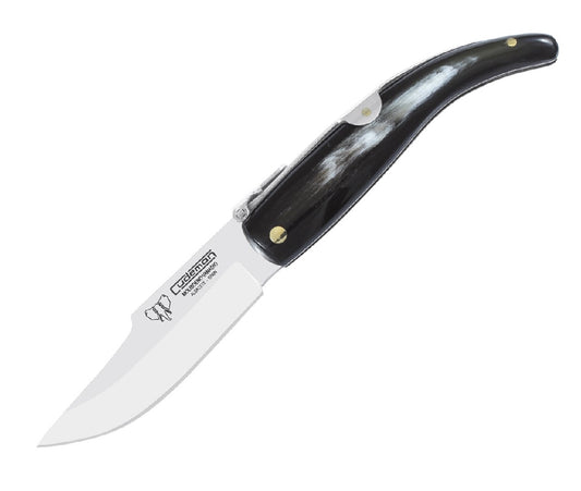 CUDEMAN ASTA BULL HORN VANADIUM STEEL FOLDING BLADE KNIFE