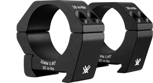 VORTEX SPORT RIFLESCOPE RINGS 30MM MEDIUM (0.90")