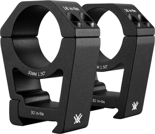 VORTEX SPORT RIFLESCOPE RINGS 30MM EXTRA HIGH (1.5")