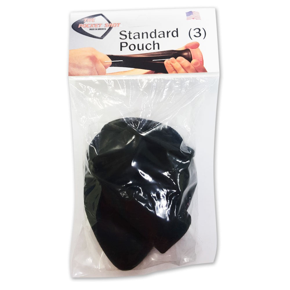 POCKESHOT BLACK STANDARD POUCHES 3PK