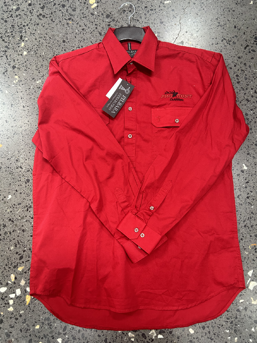 PROHUNT PILBARA RED MENS SIZE M