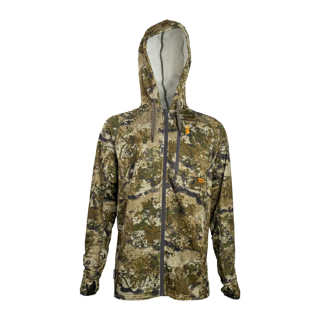 SPIKA GRIDFLEECE HOODIE MENS BIARRI CAMO MEDIUM