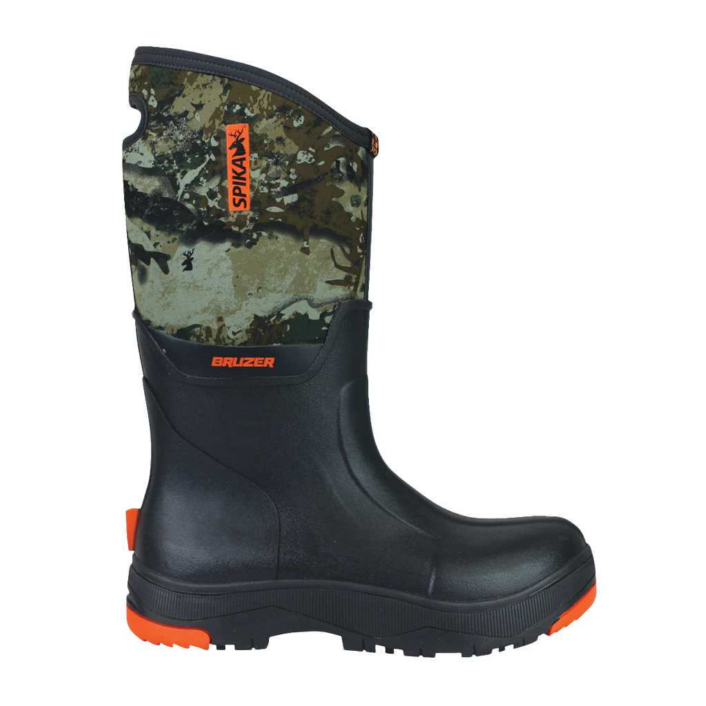 BRUZER GUMBOOTS MENS BIARRI CAMO/CHARCOAL US8