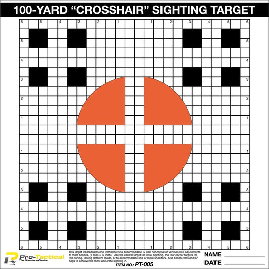 PRO-TACTICAL CROSSHAIR SIGHTING IN TARGET 20PK