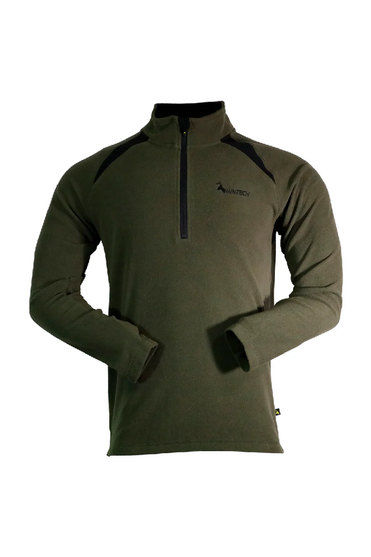 HUNTECH PERFORMANCE SWEATER (MILITARY GREEN) 2XL