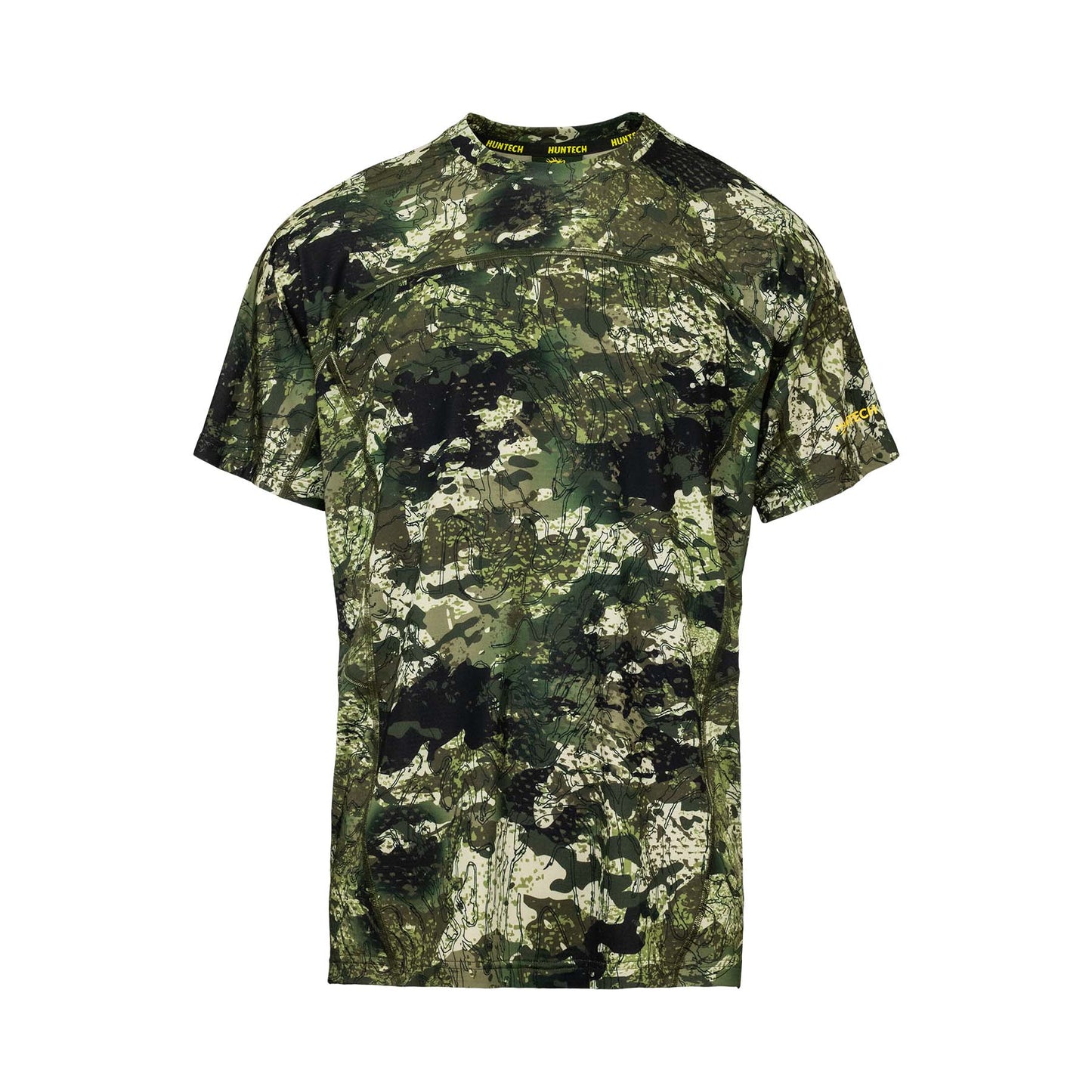 HUNTECH MENS GLACIERTECH SS TEE (KAKARIKI) MEDIUM