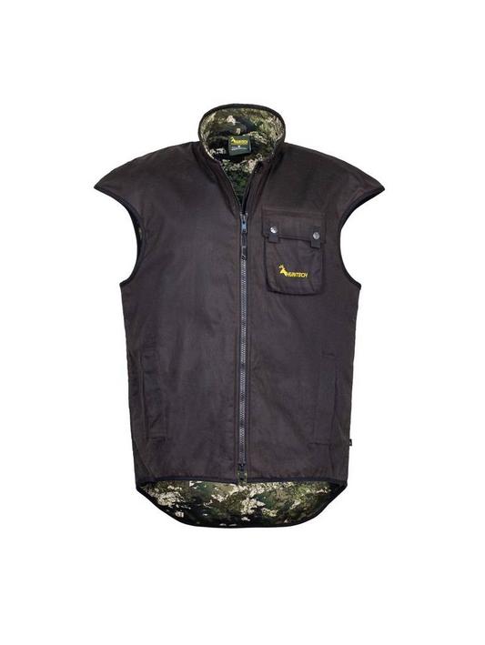 HUNTECH OILSKIN VEST (KAKARIKI) EXTRA LARGE