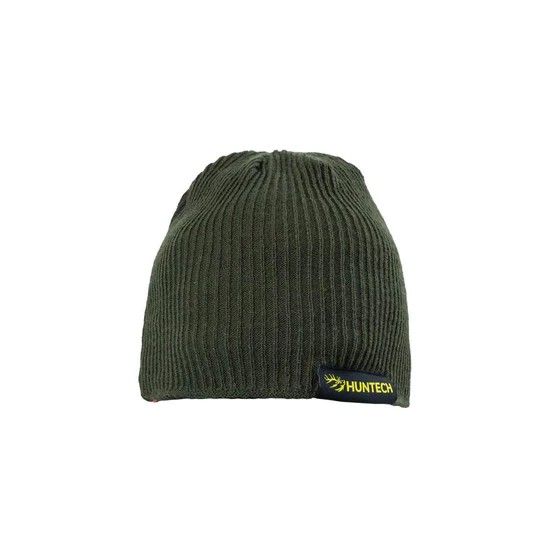 HUNTECH REVERSIBLE BEANIE (BLAZE/MIL GREEN) OSFM