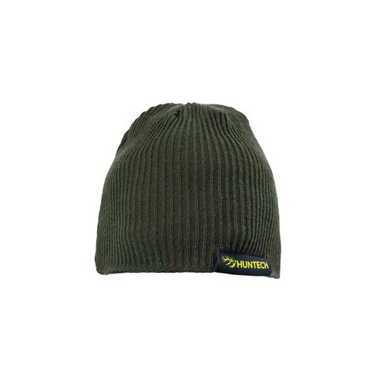 HUNTECH REVERSIBLE BEANIE (BLAZE/MIL GREEN) OSFM