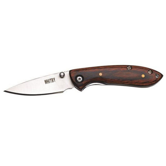 WHITBY PAKKAWOOD LOCK KNIFE 1.75"